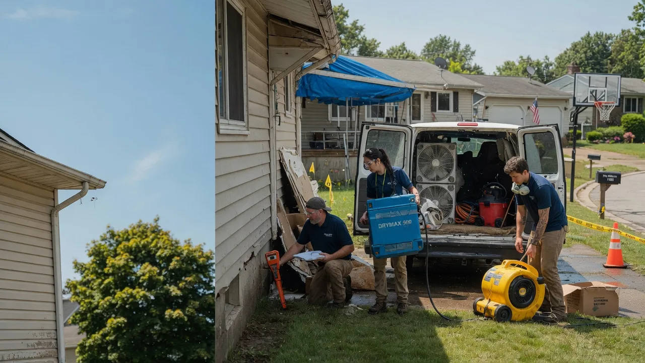 Ceiling Leak Cleanup in Saint Johns, MI near me